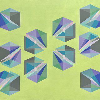 Benjamin Weaver, Cubes Divided Equally into Three #8