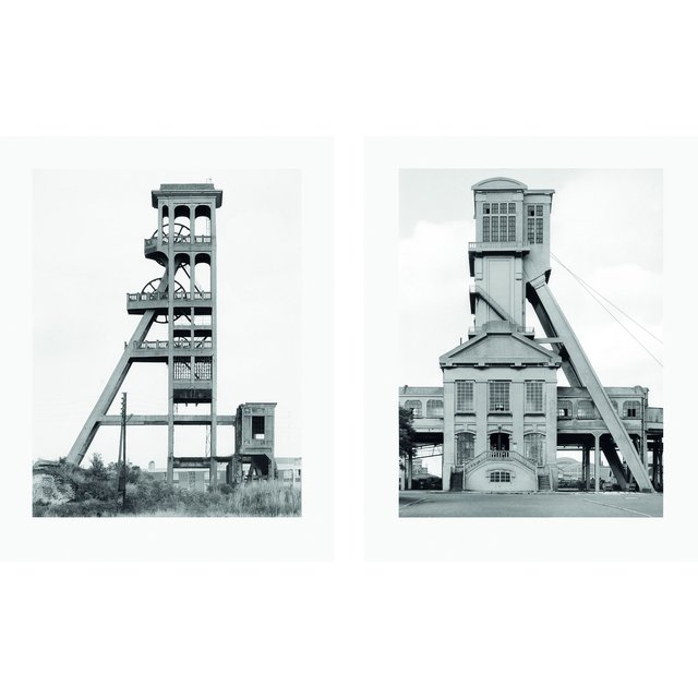 Bernd and Hilla Becher, Two Winding Towers