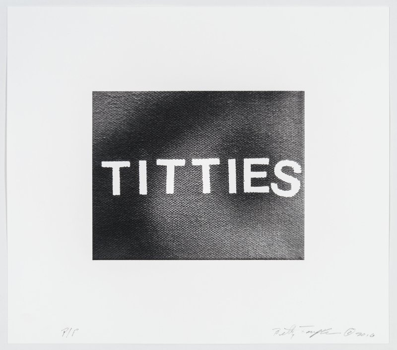 800px x 707px - Betty Tompkins - Titties (Print) for Sale | Artspace