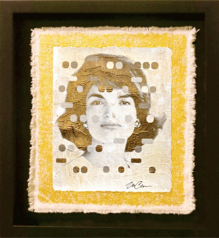 "Jackie" Light Gold with Gold, 2014 is available on Artspace for $2,900