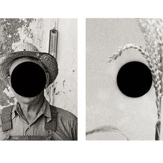 Bill McDowell, Detail of Mr. Tronson, Farmer Near Wheelock, ND, 1936 (Russell Lee)/ Detail of Untitled, Alabama, 1936 (Walker Evans)