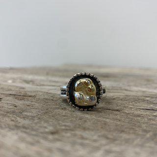 Sterling Silver Gold Plated Tooth Ring art for sale