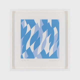 Bridget Riley, Two Blues