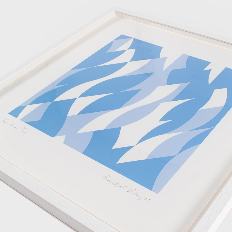 view:75014 - Bridget Riley, Two Blues - 