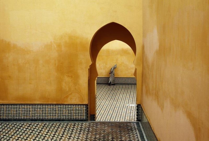 by bruno_barbey - Morocco. Meknes. Moulay Ismael Mausoleum. 1985.