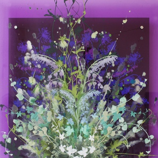 Purple Garden art for sale