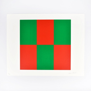 Verde y Rojo for Studio art for sale