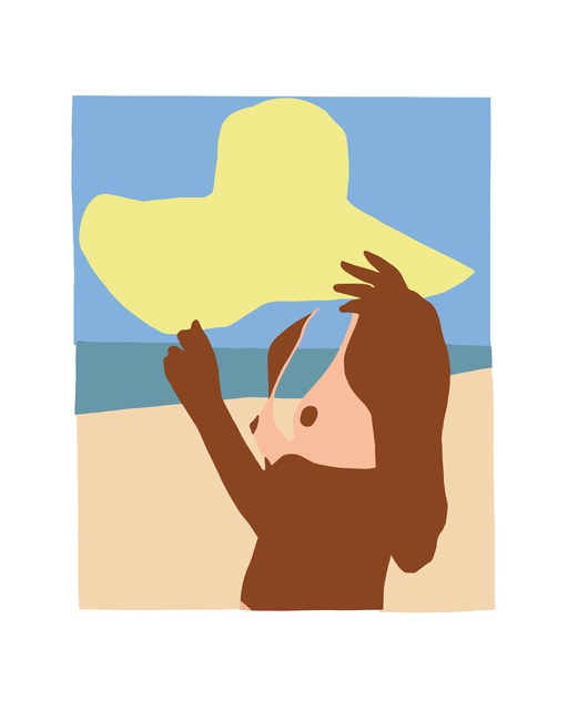 Casey Waterman - Sun Hat, Print