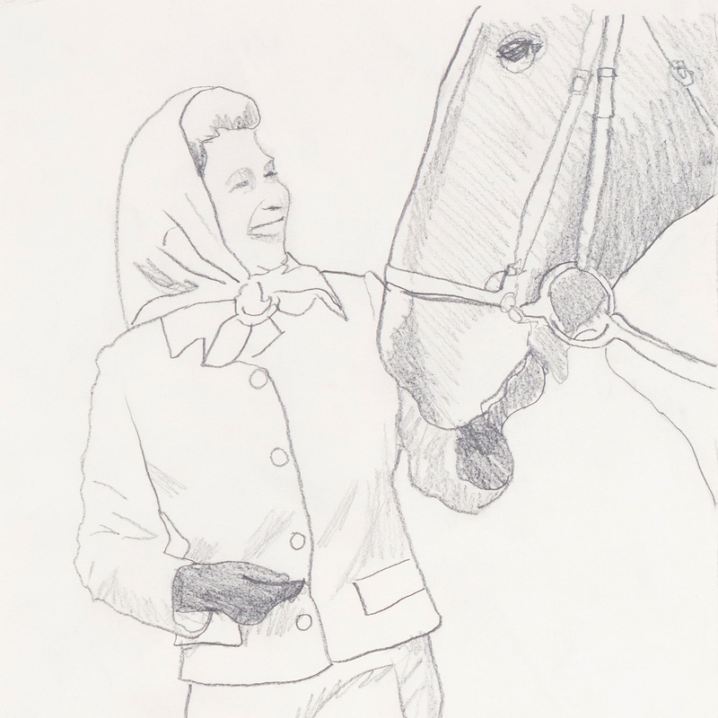 view:70873 - Charles Pachter, Queen with Horse - 