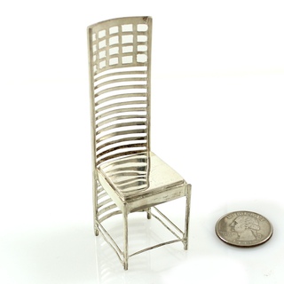 HILL HOUSE Miniature Sterling Chair art for sale