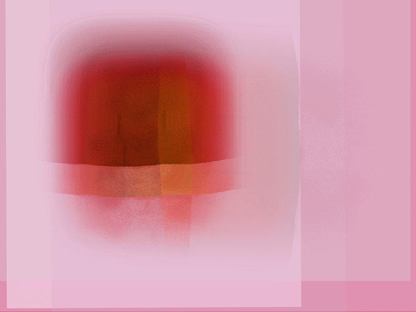 Christine Wilkinson - Pixels Escaping Orange + Pink Edge, Photograph