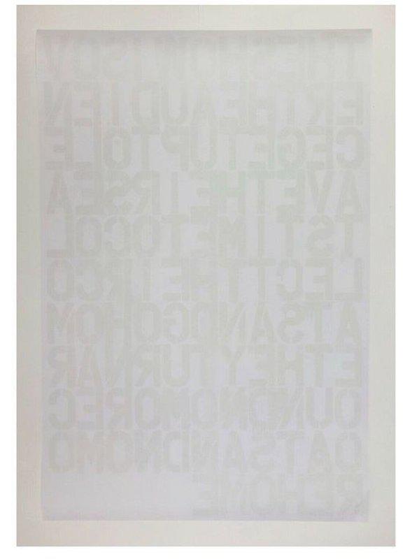 view:41630 - Christopher Wool, Untitled (The Show is Over) - 