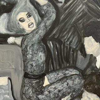 Jerry Hall at Studio 54 art for sale