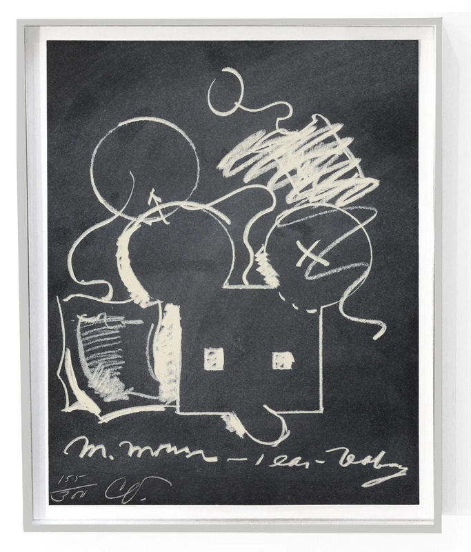 view:83757 - Claes Oldenburg, M. Mouse-1 Ear-Tea Bag Blackboard Version - 