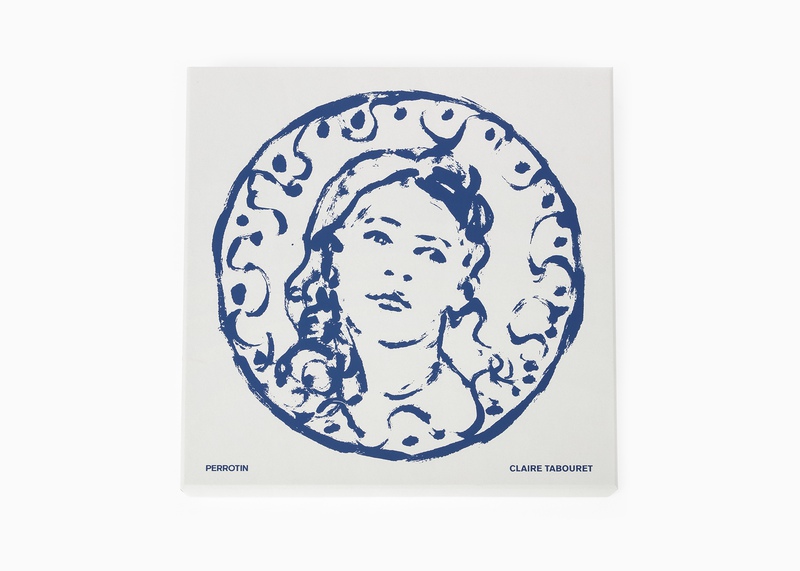 view:83036 - Claire Tabouret, Portrait with Curls - Stoneware Plate - 