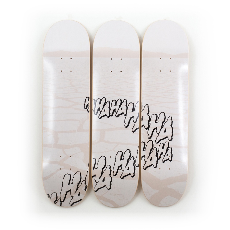 Wall Art of Limited Edition Kaws Skateboard Design in Acrylic Glass 