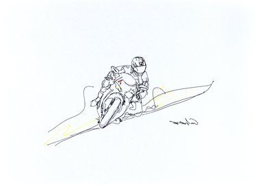 work by Cory Arcangel - Ducati #:8871