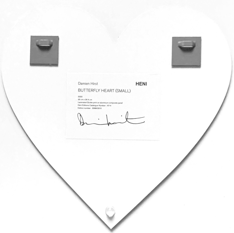 view:74085 - Damien Hirst, H7-4 BUTTERFLY HEART (Small) - 