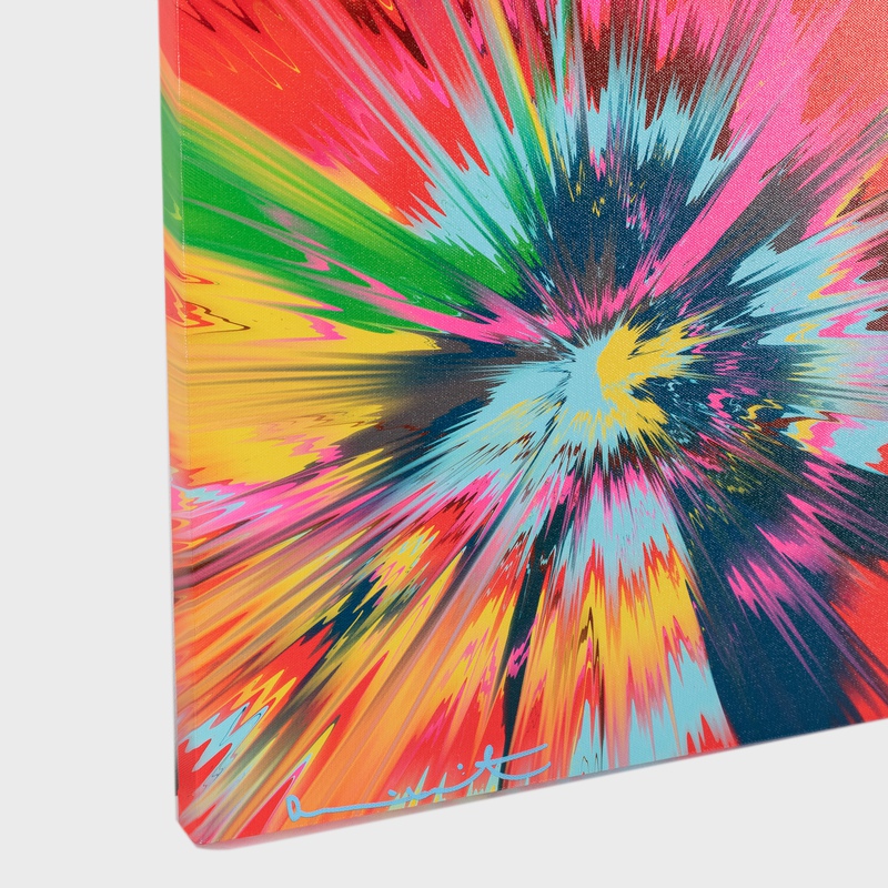 view:81220 - Damien Hirst, H12-7 Beautiful, Too Meagre, Half Alive, Admirably Characteristic Vapor Painting (from The Beautiful Paintings) - 