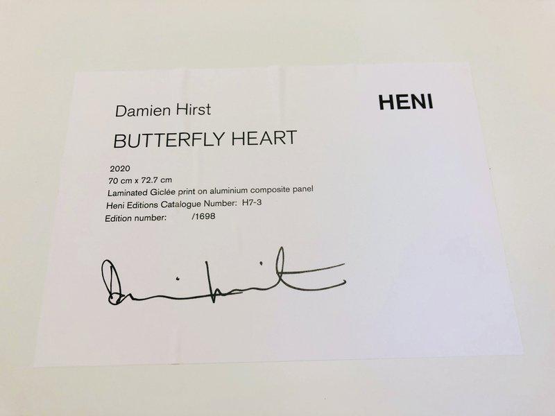 view:41927 - Damien Hirst, H7-3 Butterfly Heart (Large) - 