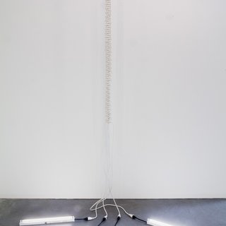 Dana Hemenway, Untitled (White Macrame Chain)