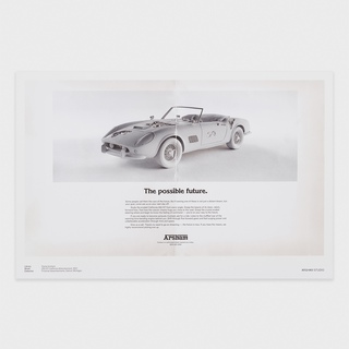 Daniel Arsham, Fictional Advertisement Poster - 250 GT California
