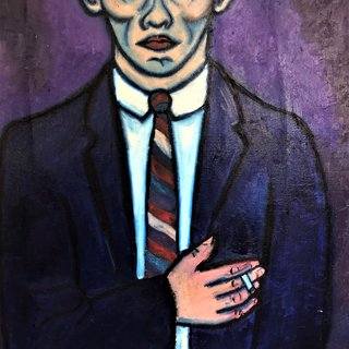 Daniel Brennan, Portrait with Cigarette