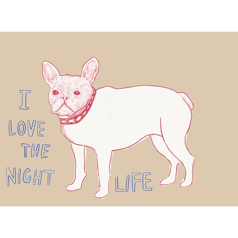 by dave-eggers - Untitled (I Love the Night Life)