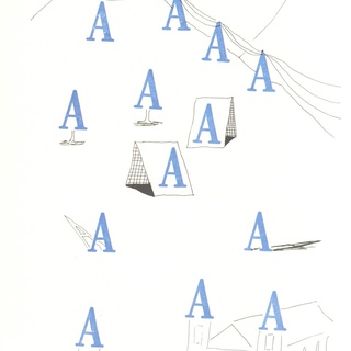 David Hockney, 'A' from 'Hockney's Alphabet'