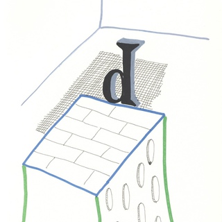 David Hockney, 'D' from 'Hockney's Alphabet'