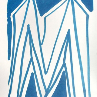 David Hockney, 'M' from 'Hockney's Alphabet'