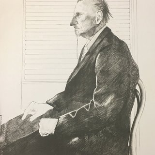 David Hockney, The Print Collector (Portrait of Felix Mann)