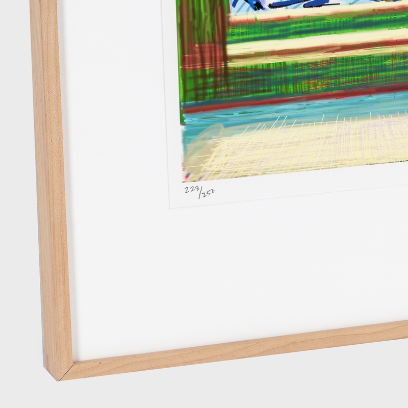 view:83728 - David Hockney, My Window. Art Edition (No. 501–750), iPad drawing ‘No. 610', 23rd December 2010 - 