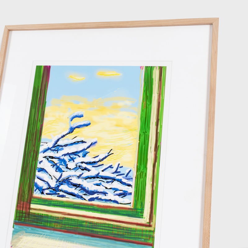 view:83730 - David Hockney, My Window. Art Edition (No. 501–750), iPad drawing ‘No. 610', 23rd December 2010 - 