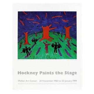 David Hockney, Ravel's Garden (White)