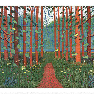 David Hockney, The Arrival of Spring in Woldgate, East Yorkshire