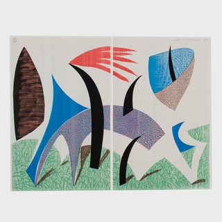 David Hockney, Diptychon