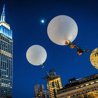 "Moon Balloons” art for sale
