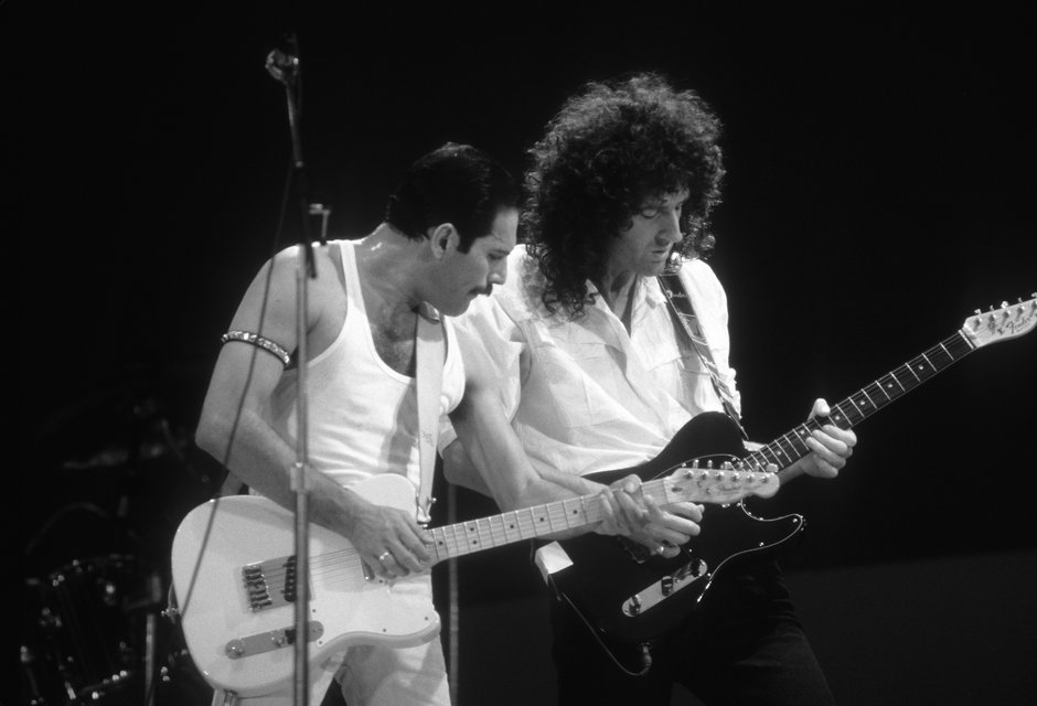 Queen Freddie Mercury Brian May 14 x 11/" Photo Print