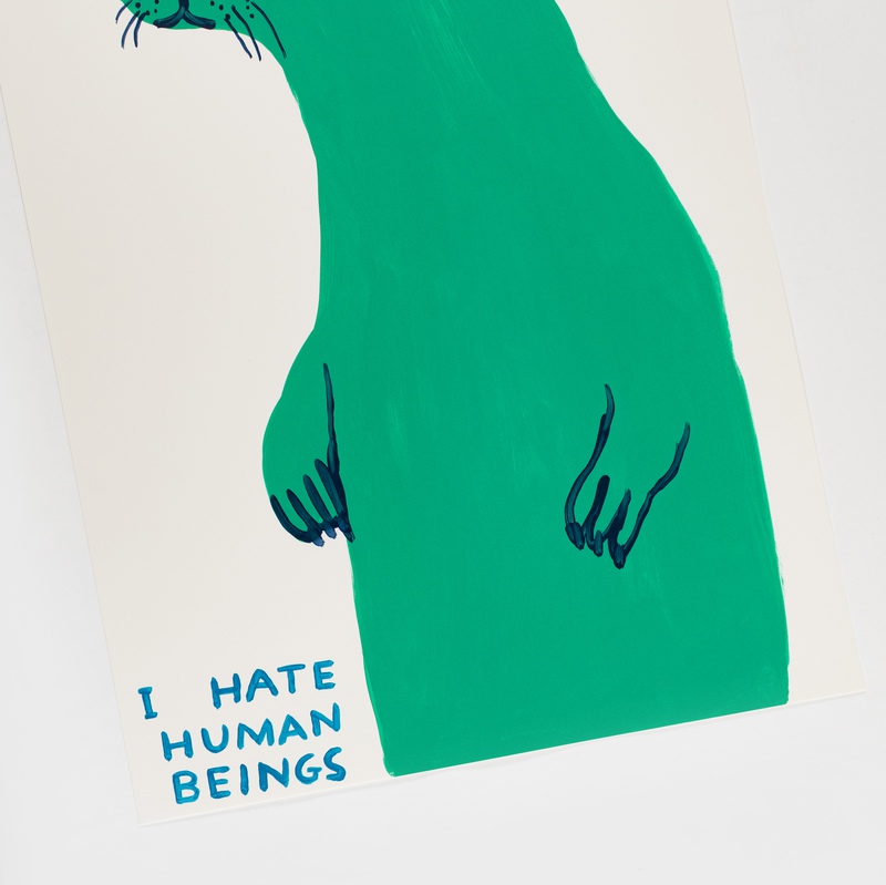 view:73450 - David Shrigley, Untitled (I Hate Human Beings) - 