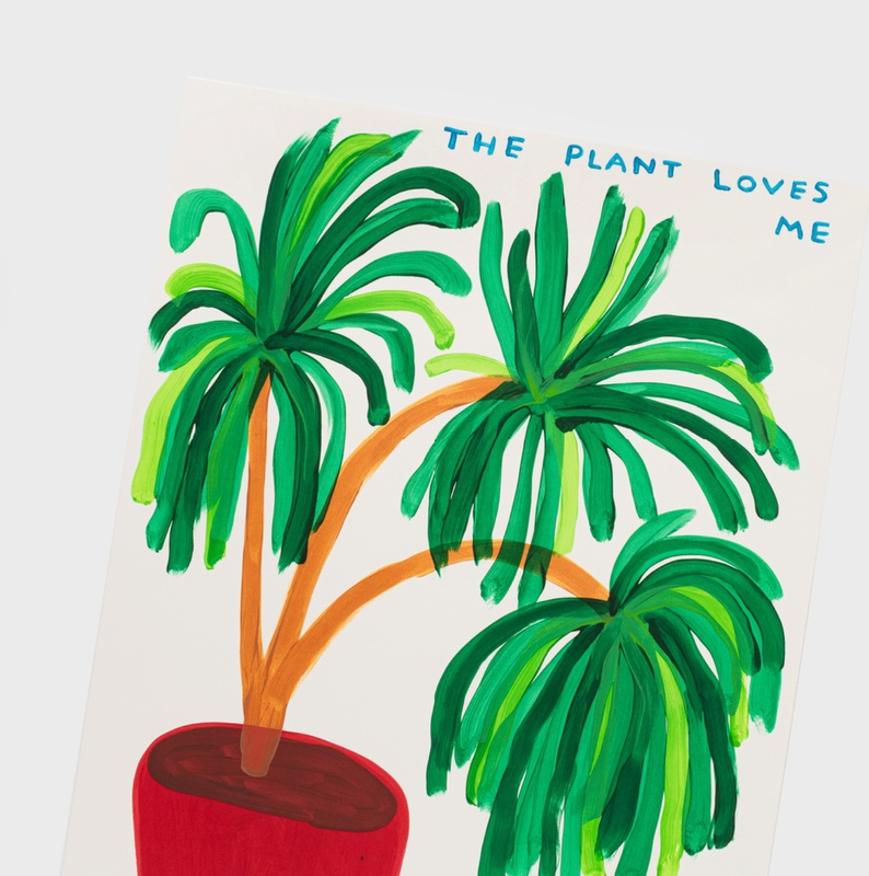 view:83940 - David Shrigley, The Plant Loves Me I Am So Lucky - 