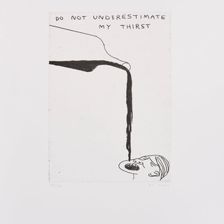 David Shrigley, Do Not Underestimate My Thirst