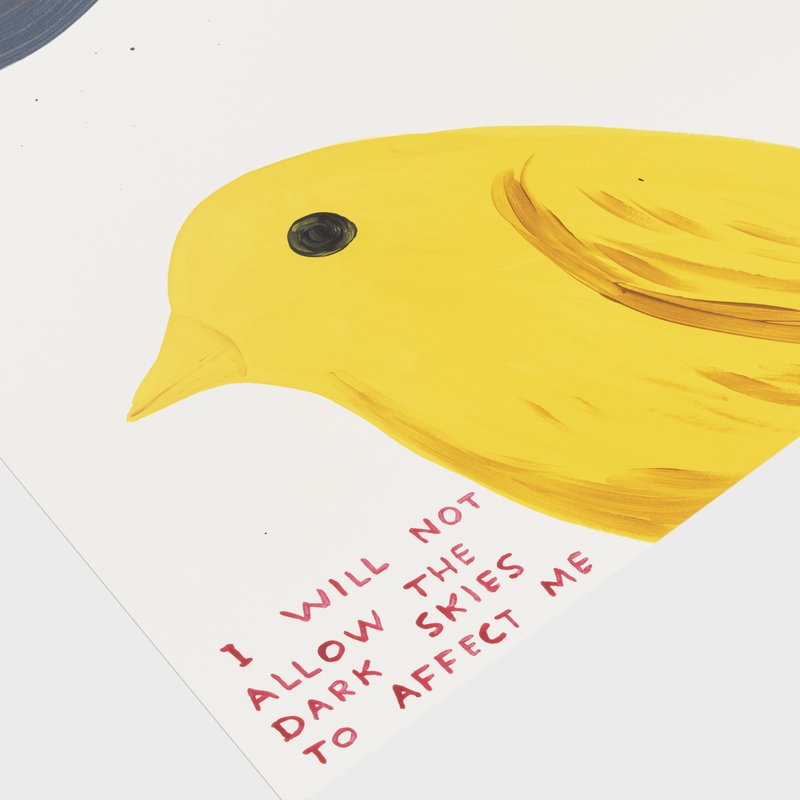 view:89635 - David Shrigley, I Will Not Allow The Dark Skies To Affect Me - 