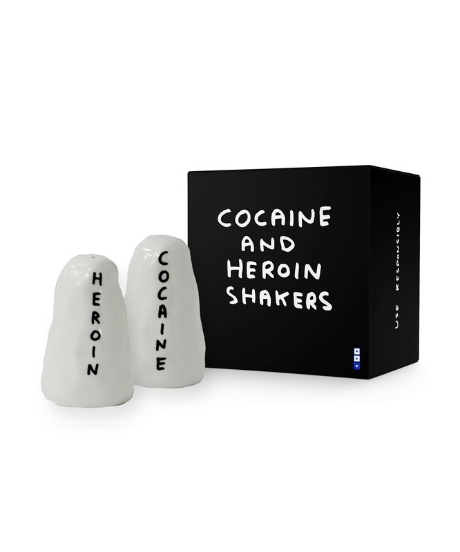 view:12858 - David Shrigley, Cocaine and Heroin Shakers - 