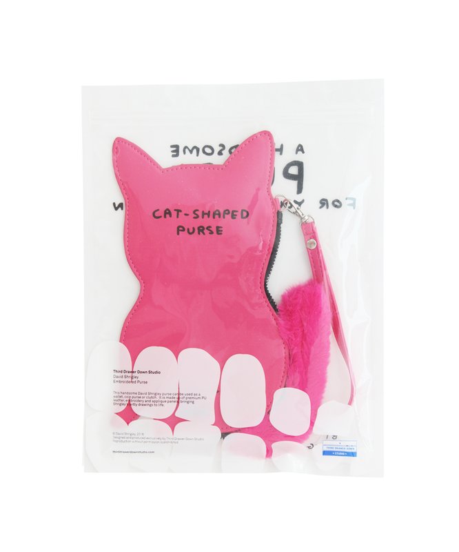 view:20673 - David Shrigley, Embroidered Cat Purse - 