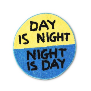 David Shrigley, Day is Night Shaggy Floor Mat