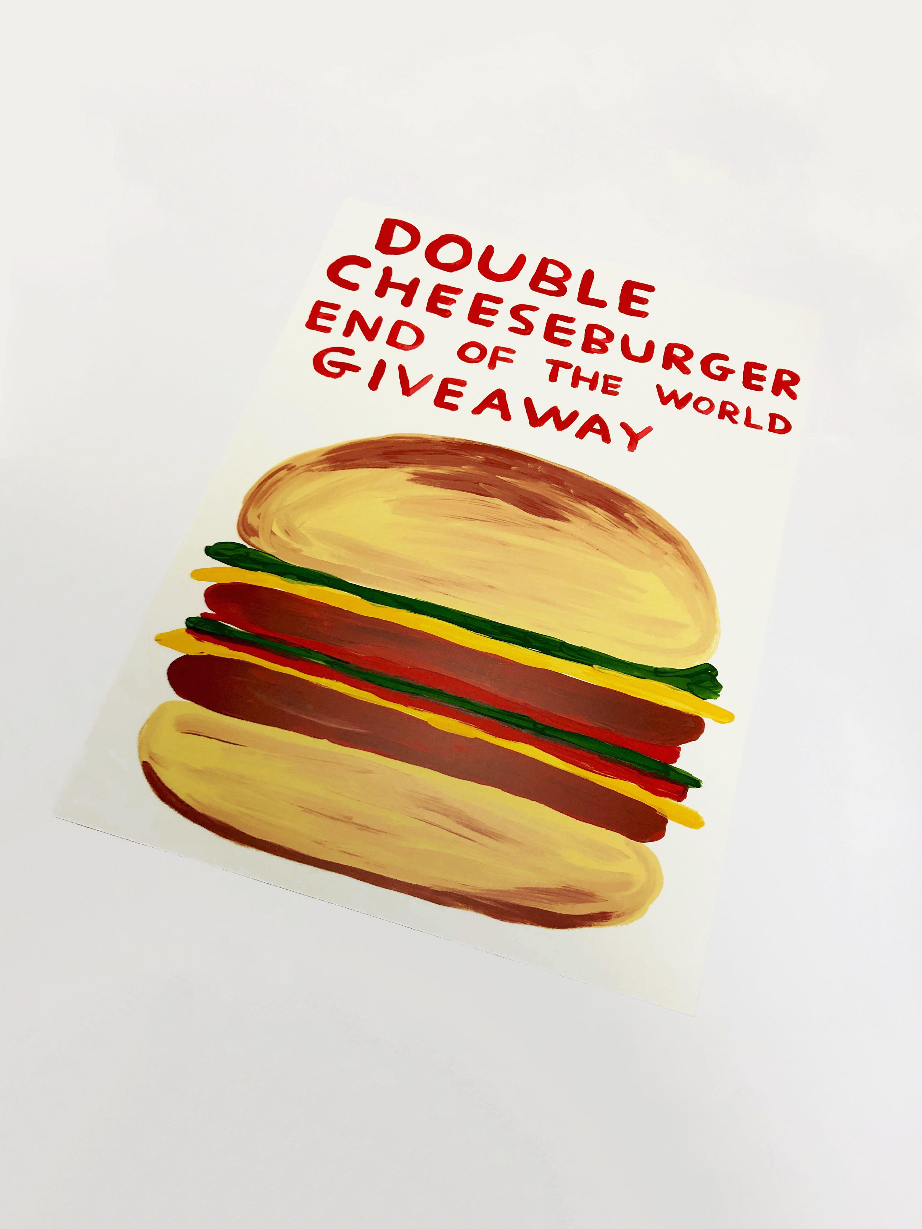 David Shrigley Double Cheeseburger End of the World