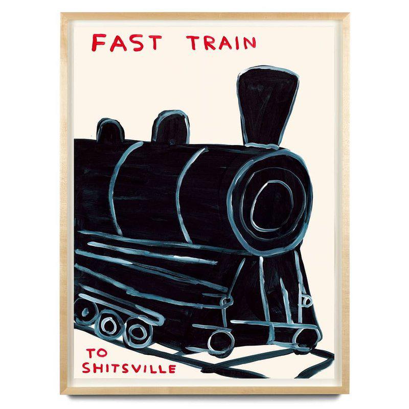 view:48035 - David Shrigley, Untitled (Fast train to Shitsville) - 