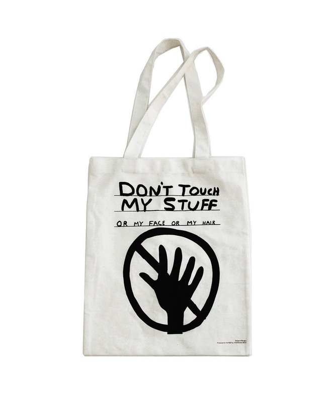 David Shrigley, Don't Touch My Stuff tote bag