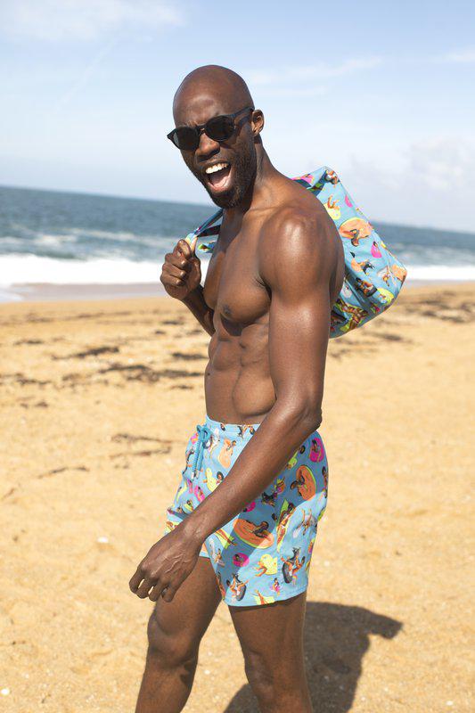 Derrick Adams - Vilebrequin X Derrick Adams MOORISE Swim Trunk for